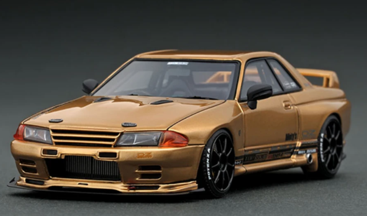 1/43 IG Ignition Model Nissan Skyline Top Secret GT-R GTR (VR32) (Gold) Car Model