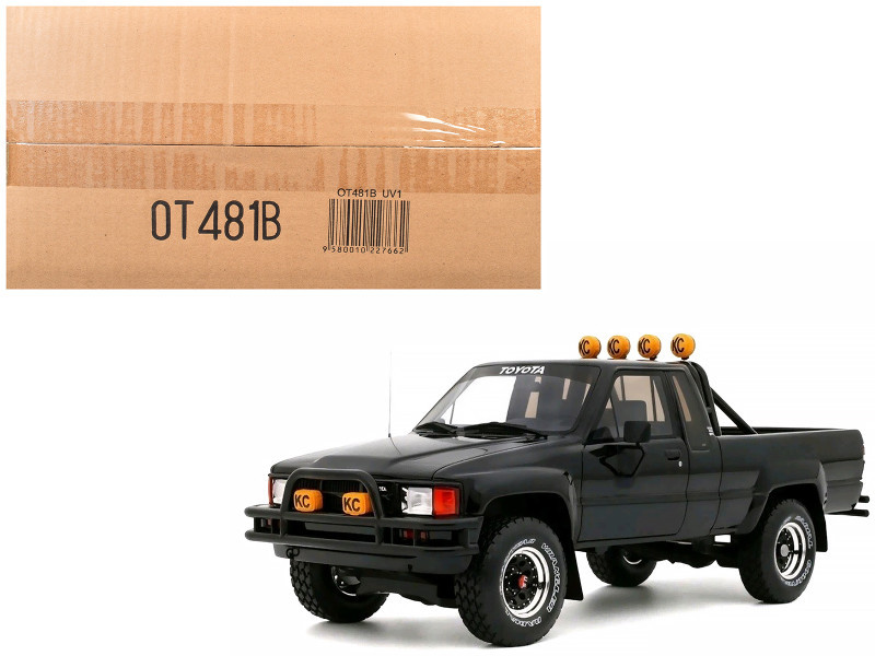 1/18 OTTO Toyota Hilux SR5 (Gloss Black) Car Model - LIVECARMODEL.com