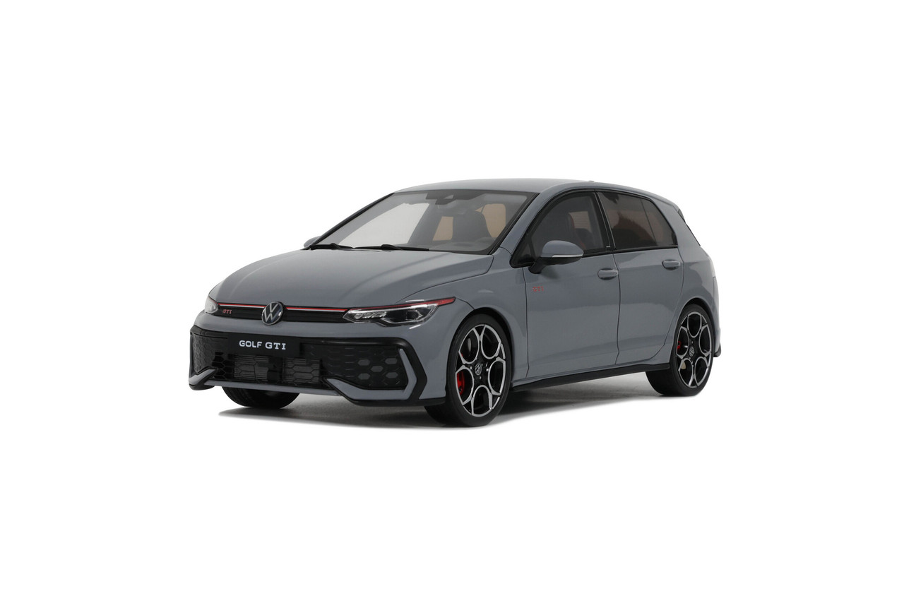 1/18 OTTO 2024 Volkswagen Golf VIII GTI (Moonstone Grey) Car