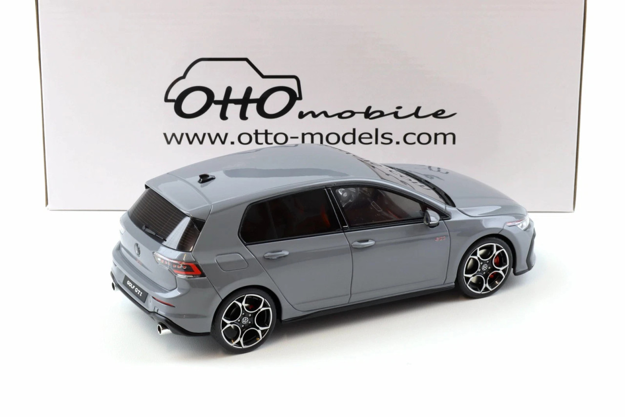 1/18 OTTO 2024 Volkswagen Golf VIII GTI (Moonstone Grey) Car