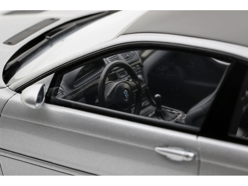 1/18 OTTO 2001 BMW M3 E46 GTR Street (Titan Silver Metallic 354