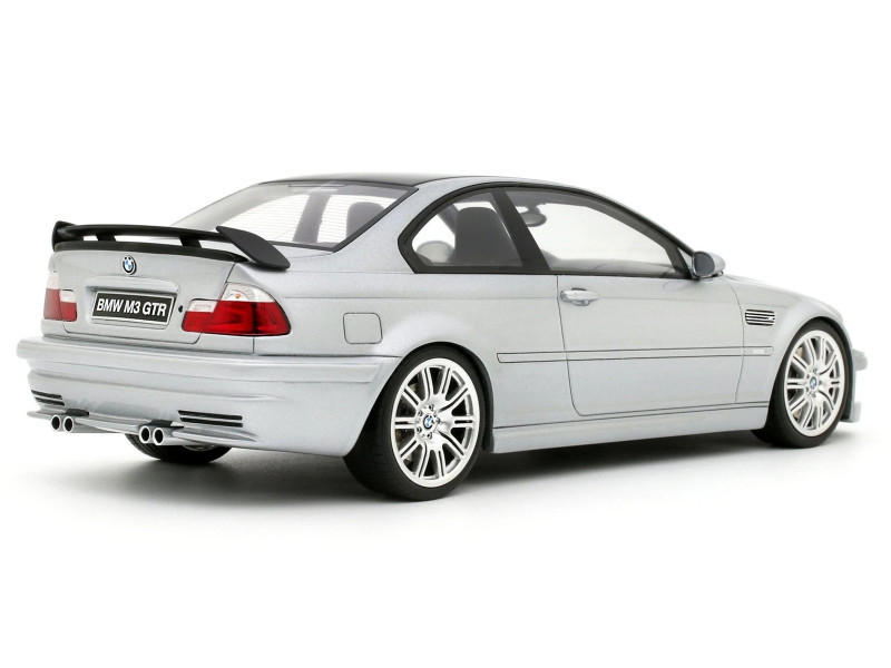 1/18 OTTO 2001 BMW M3 E46 GTR Street (Titan Silver Metallic 354