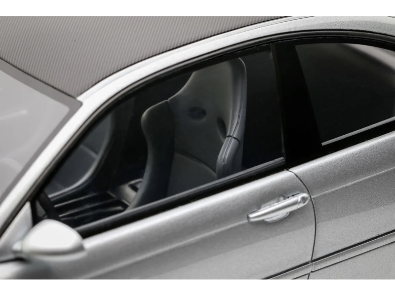 1/18 OTTO 2001 BMW M3 E46 GTR Street (Titan Silver Metallic 354) Car Model