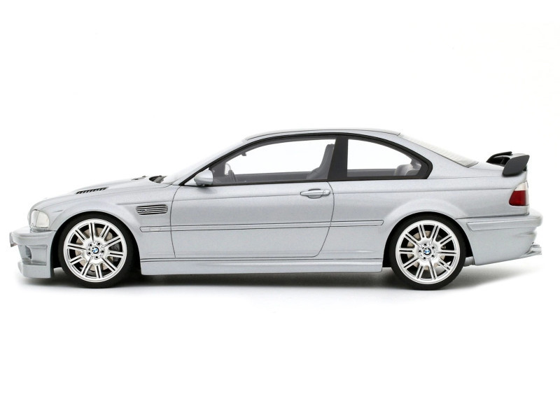 1/18 OTTO 2001 BMW M3 E46 GTR Street (Titan Silver Metallic 354