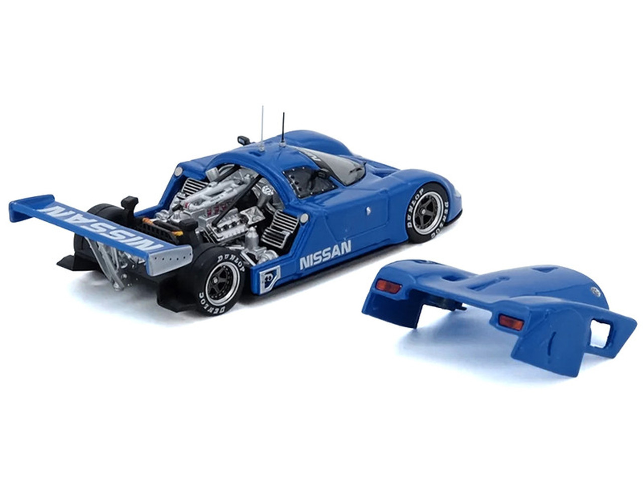 小松 1/64 Inno Nissan R89C (Blue) Diecast Car Model