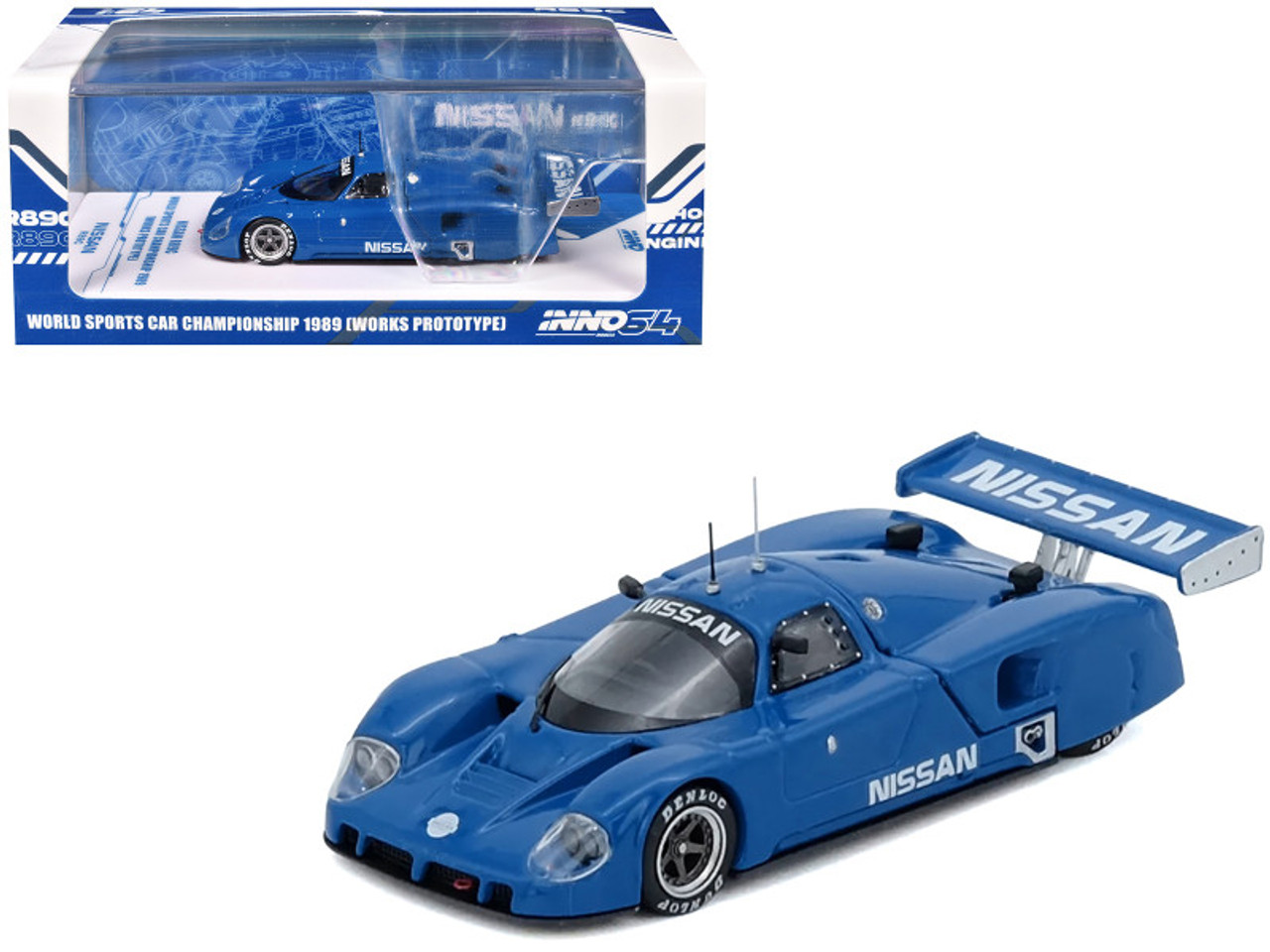 1/64 Inno Nissan R89C (Blue) Diecast Car Model