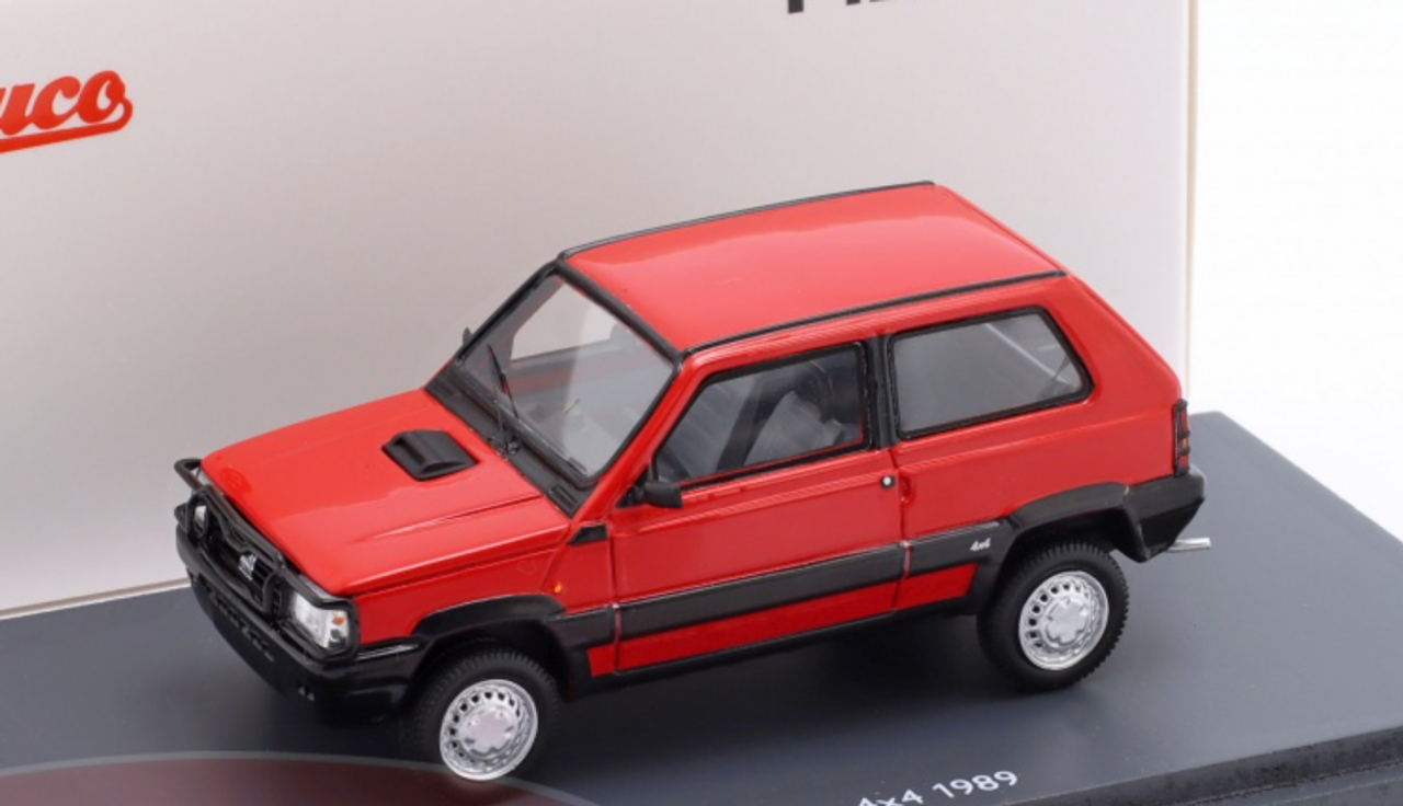 1/43 Schuco 1989 Fiat Panda 4x4 (Red) Car Model
