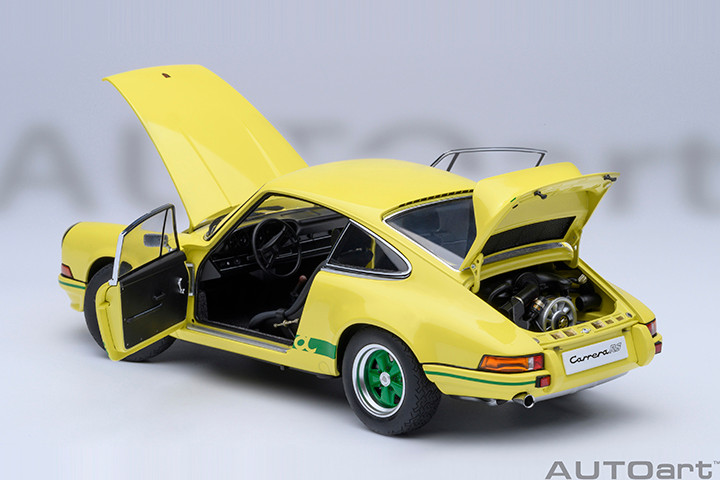 1/18 AUTOart Porsche 911 Carrera 2.7 RS (Light Yellow with