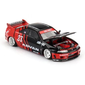 1/64 Kaido House Nissan Skyline GT-R (R33) Kaido Works ADVAN China Edition Diecast Car Model