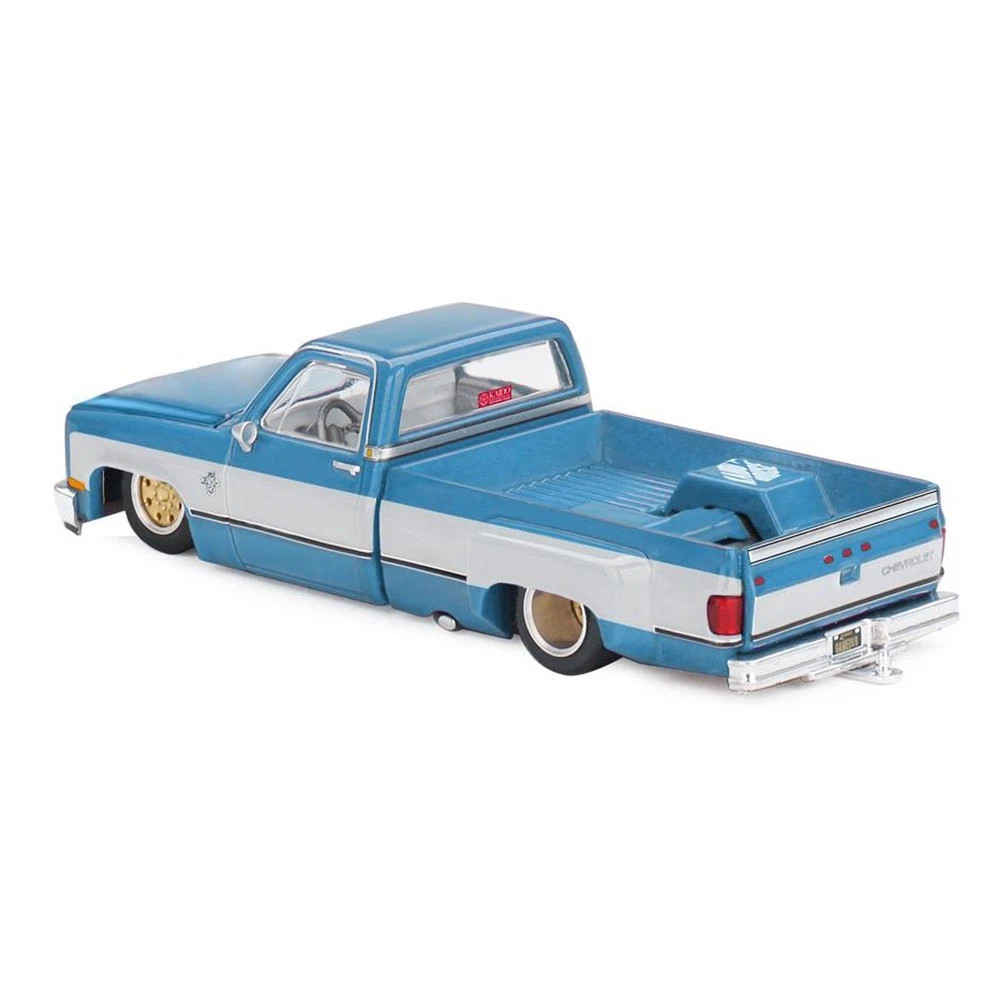 1/64 Kaido House Chevrolet Silverado Dually Vintage Spec V1 China Edition (Blue) Diecast Car Model