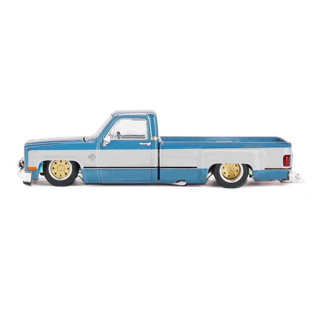 1/64 Kaido House Chevrolet Silverado Dually Vintage Spec V1 China Edition (Blue) Diecast Car Model