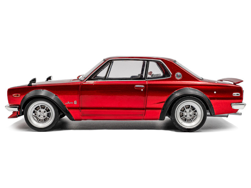 1/18 Solido 1970 Nissan Skyline C10 Hakosuka Solido Works (Red Metallic) Diecast Car Model