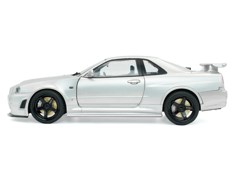 1/18 Solido 1999 Nissan Skyline GT-R GTR R34 Z-Tune (Silver) Diecast Car Model