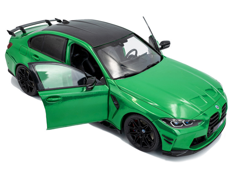 1/18 Solido 2024 BMW M3 G80 M Performance (Signal Green) Diecast Car Model