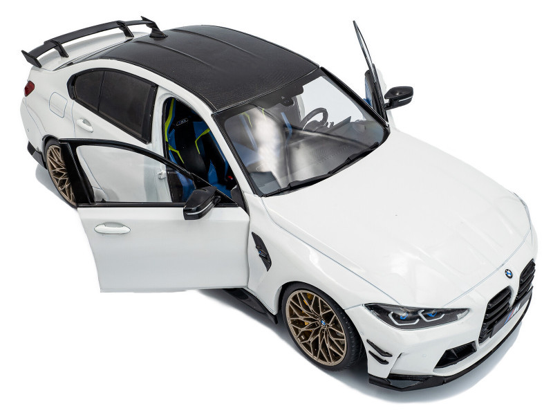 1/18 Solido 2024 BMW M3 G80 M Performance (White) Diecast Car
