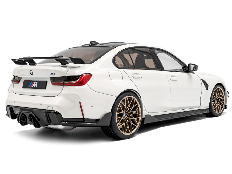 1/18 Solido 2024 BMW M3 G80 M Performance (White) Diecast Car Model