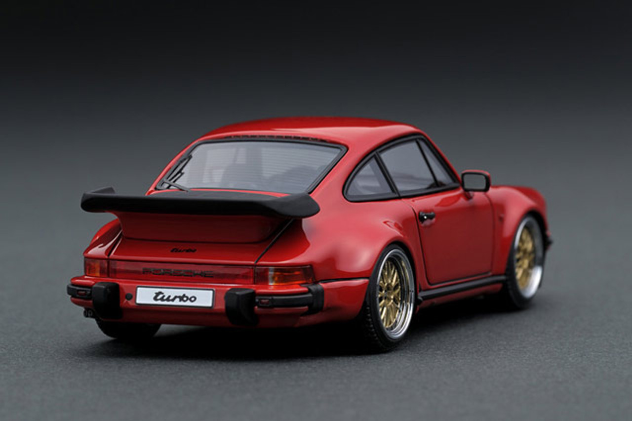 1/43 IG Ignition Model Porsche 911 (930) Turbo (Red) Car Model