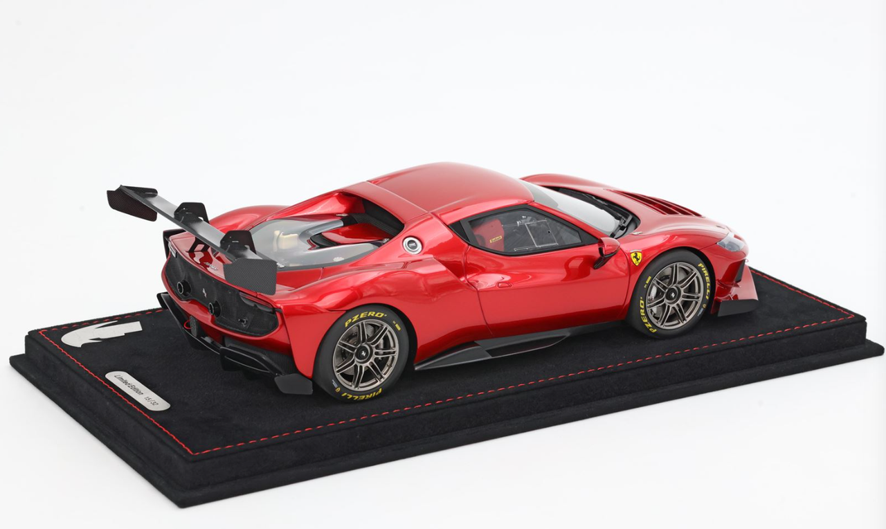 1/18 BBR Ferrari 296 Challenge (Fire Red) Car Model Limited 32 Pieces