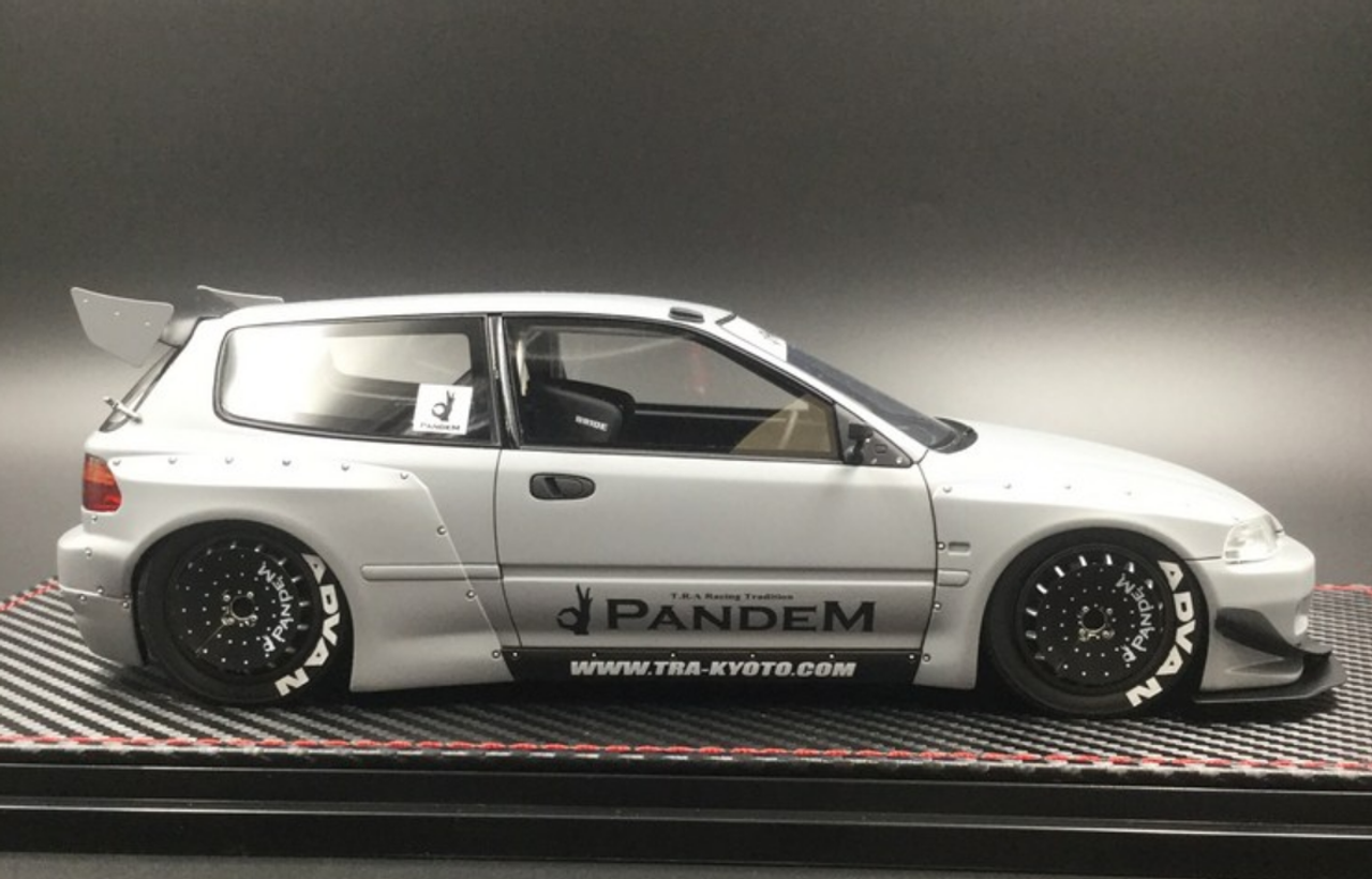 【購入特典】[新品未開封] 1/18 IG1624 PANDEM CIVIC (EG6) Air Force Grey WEB限定 ignition model イグニッションモデル シビック パンデム LB hpi・racing