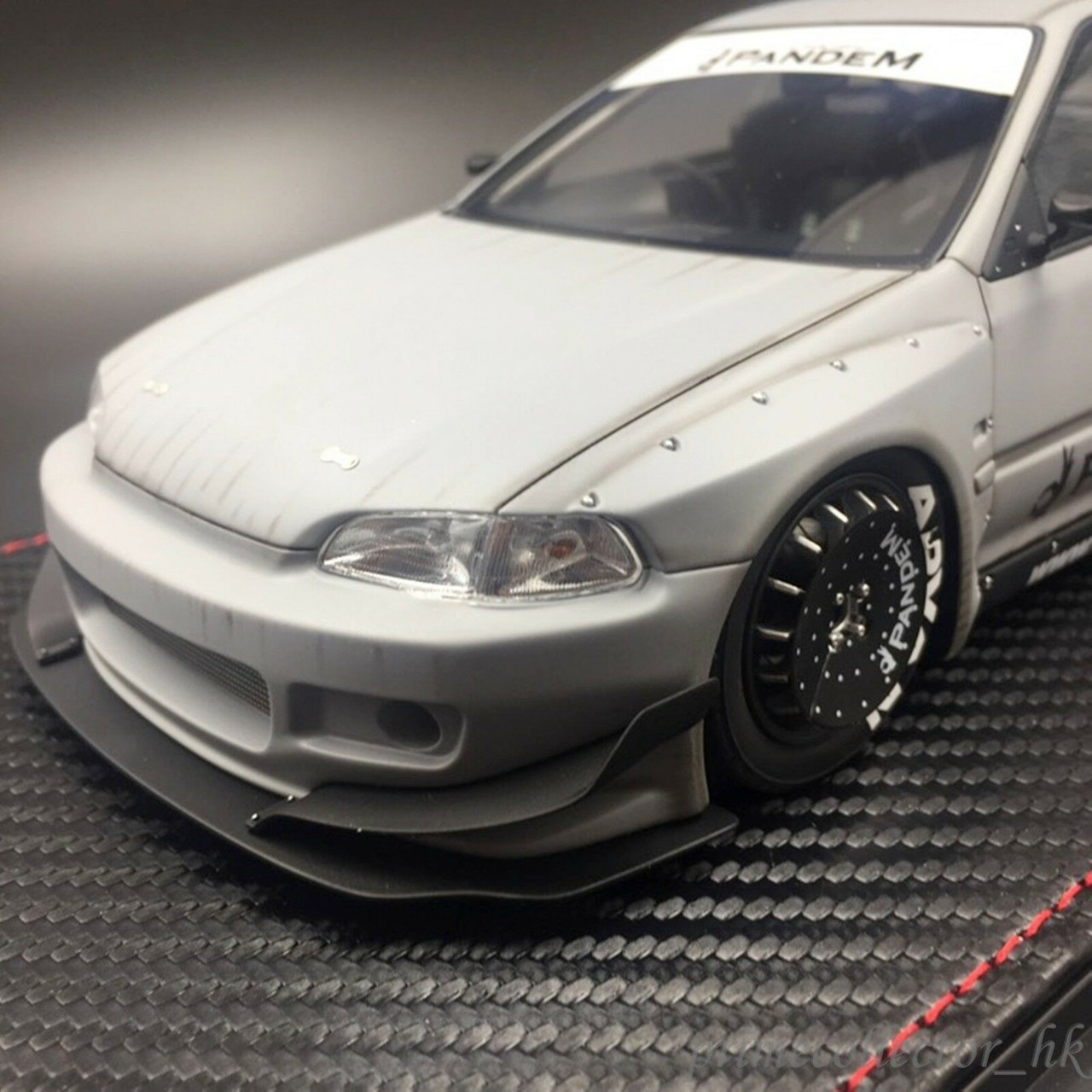 1/18 IG Ignition Model Pandem Honda Civic EG6 (Air Force Grey) Car