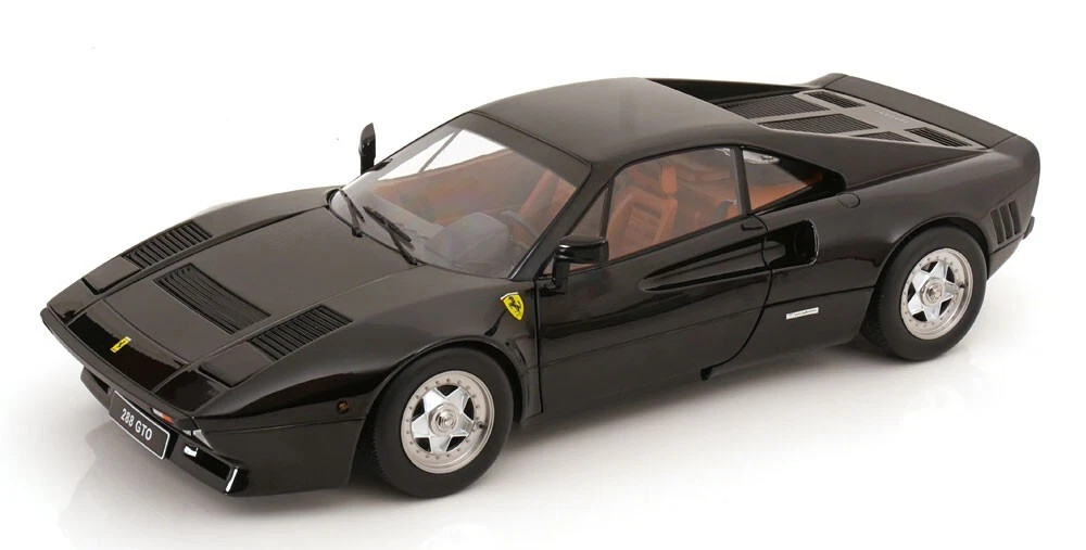 すずき 1/12 KK-Scale 1984 Ferrari 288 GTO (Black) Diecast Car Model