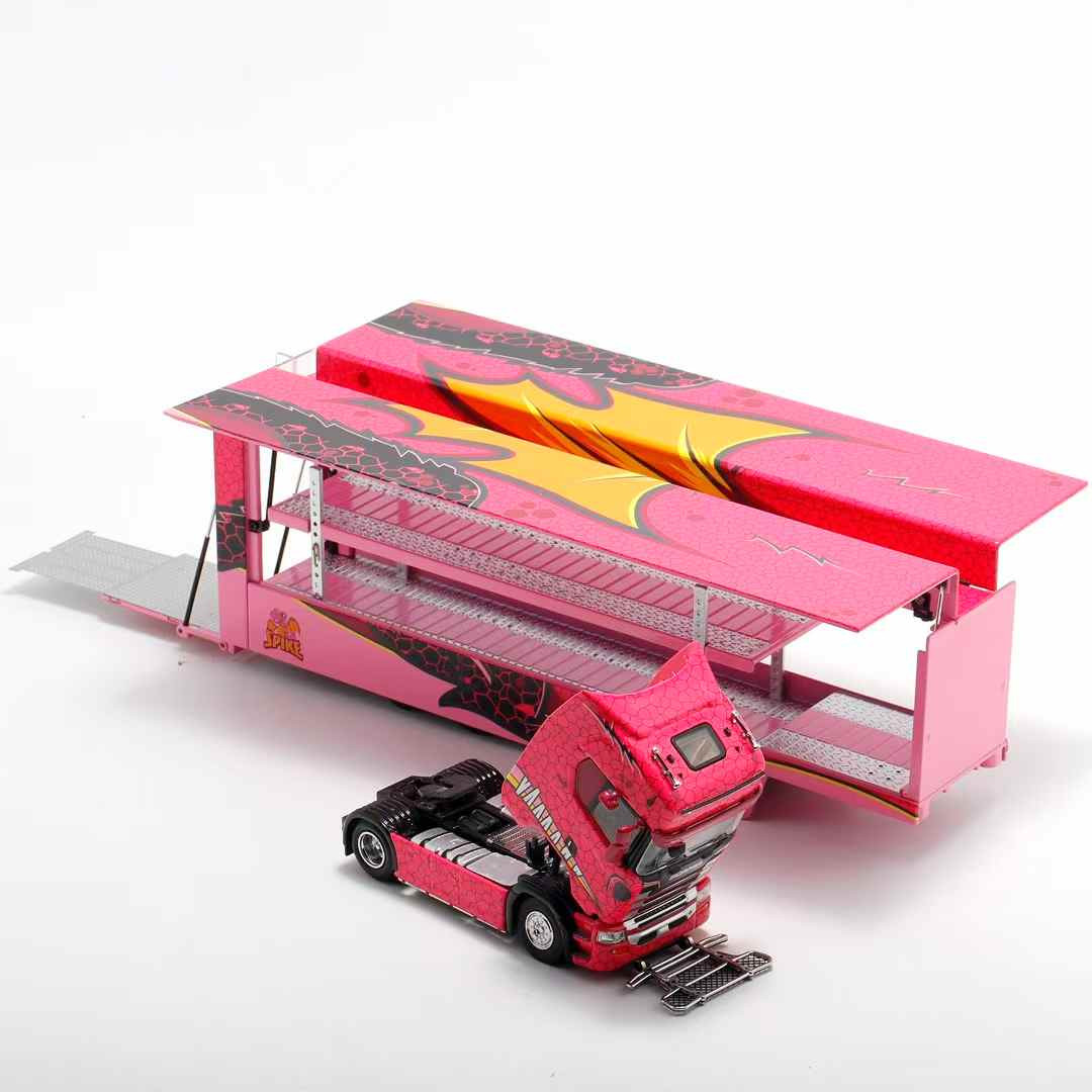 1/64 Kengfai & Maxwell Scania S730 V8 Double Level Transporter