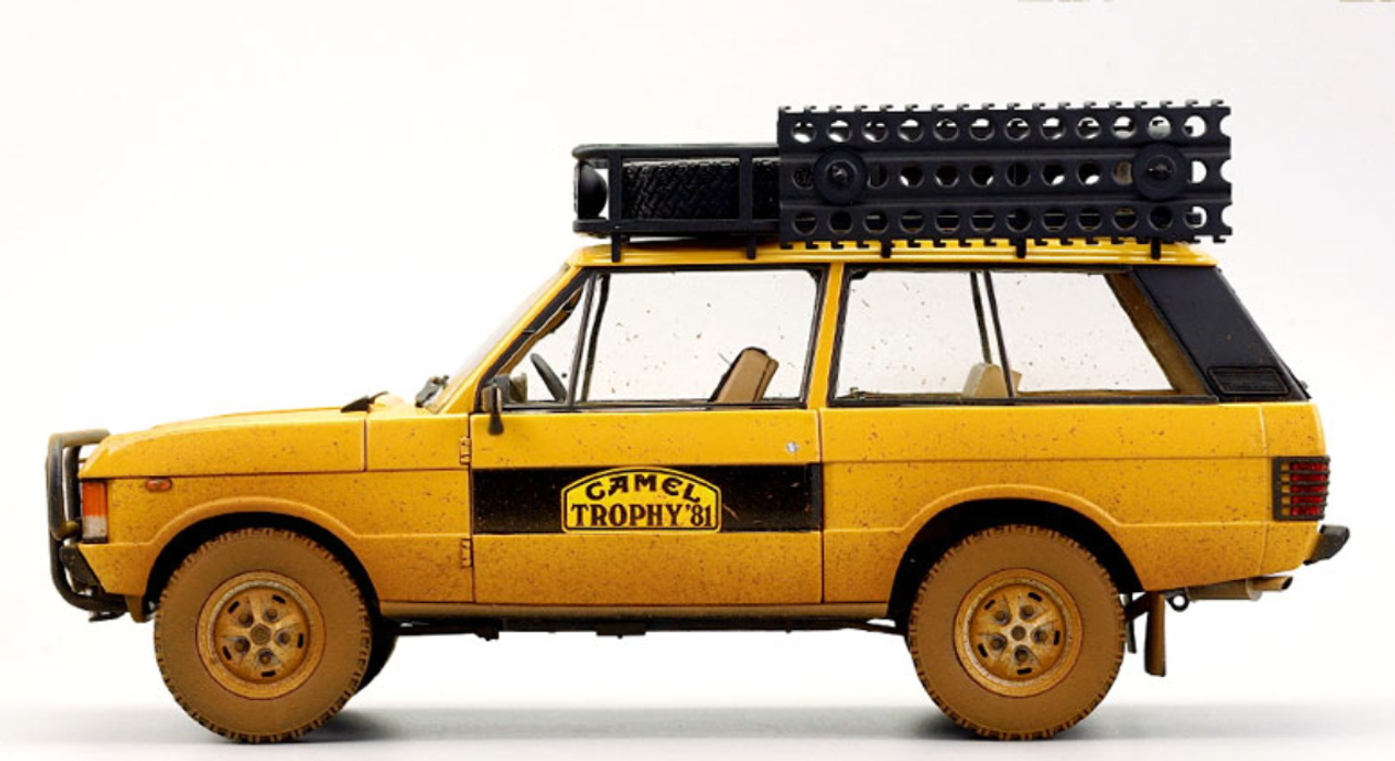 1/18 Almost Real AR 1981 Land Rover Range Rover “Camel Trophy” Sumatra Dirt Version Diecast Car Model Limited