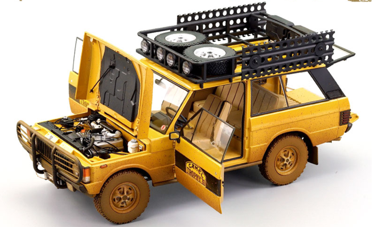 1/18 Almost Real AR 1981 Land Rover Range Rover “Camel Trophy” Sumatra Dirt Version Diecast Car Model Limited