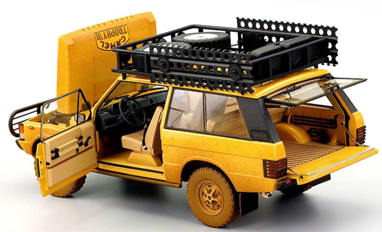 1/18 Almost Real AR 1981 Land Rover Range Rover “Camel Trophy” Sumatra Dirt Version Diecast Car Model Limited