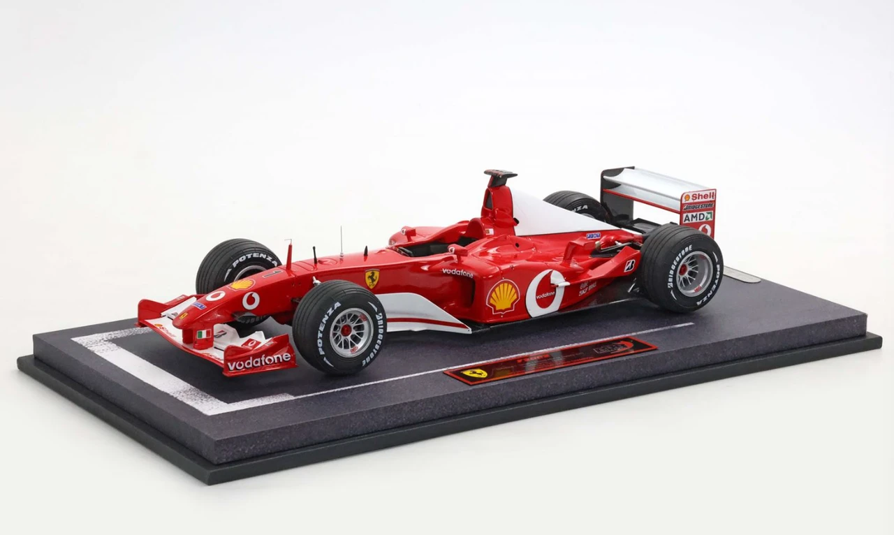 1/18 BBR 2002 Formula 1 Ferrari F2002 France GP Winner Michael