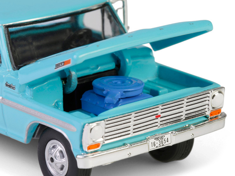 1969 Ford F-250 Farm & Ranch Special Pickup Truck Reef Aqua Blue