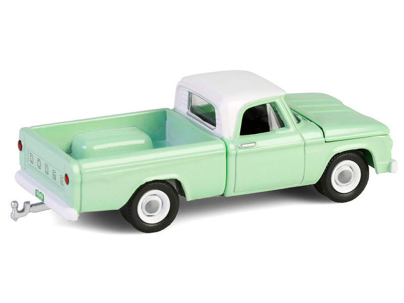 1964 Dodge D-200 Sweptline Pickup Truck Turf Green with White Top