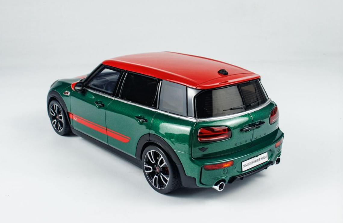 1/18 OTTO 2021 Mini Clubman F54 JCW (British Green) Car Model