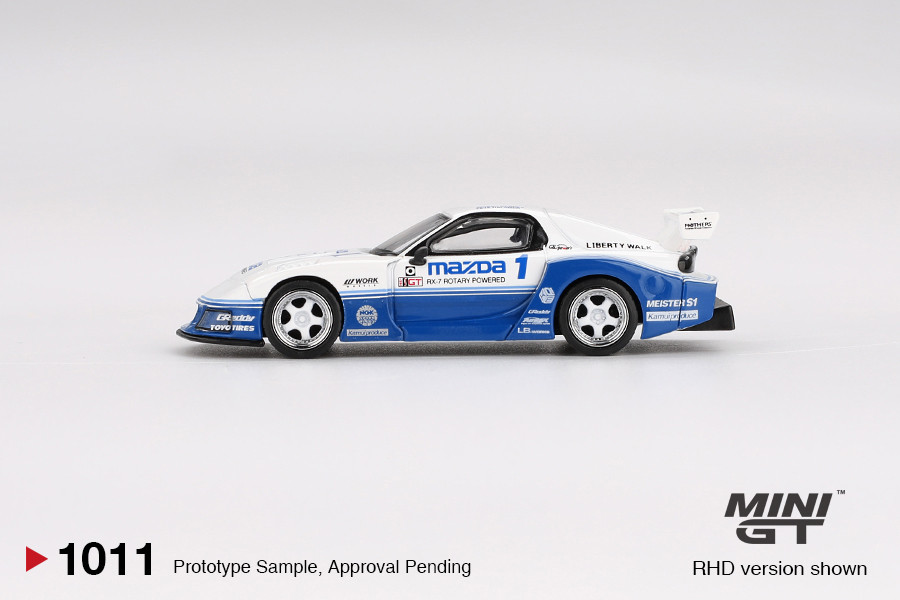 1/64 Mini GT Mazda RX-7 LB-Super Silhouette IMSA Diecast Car Model