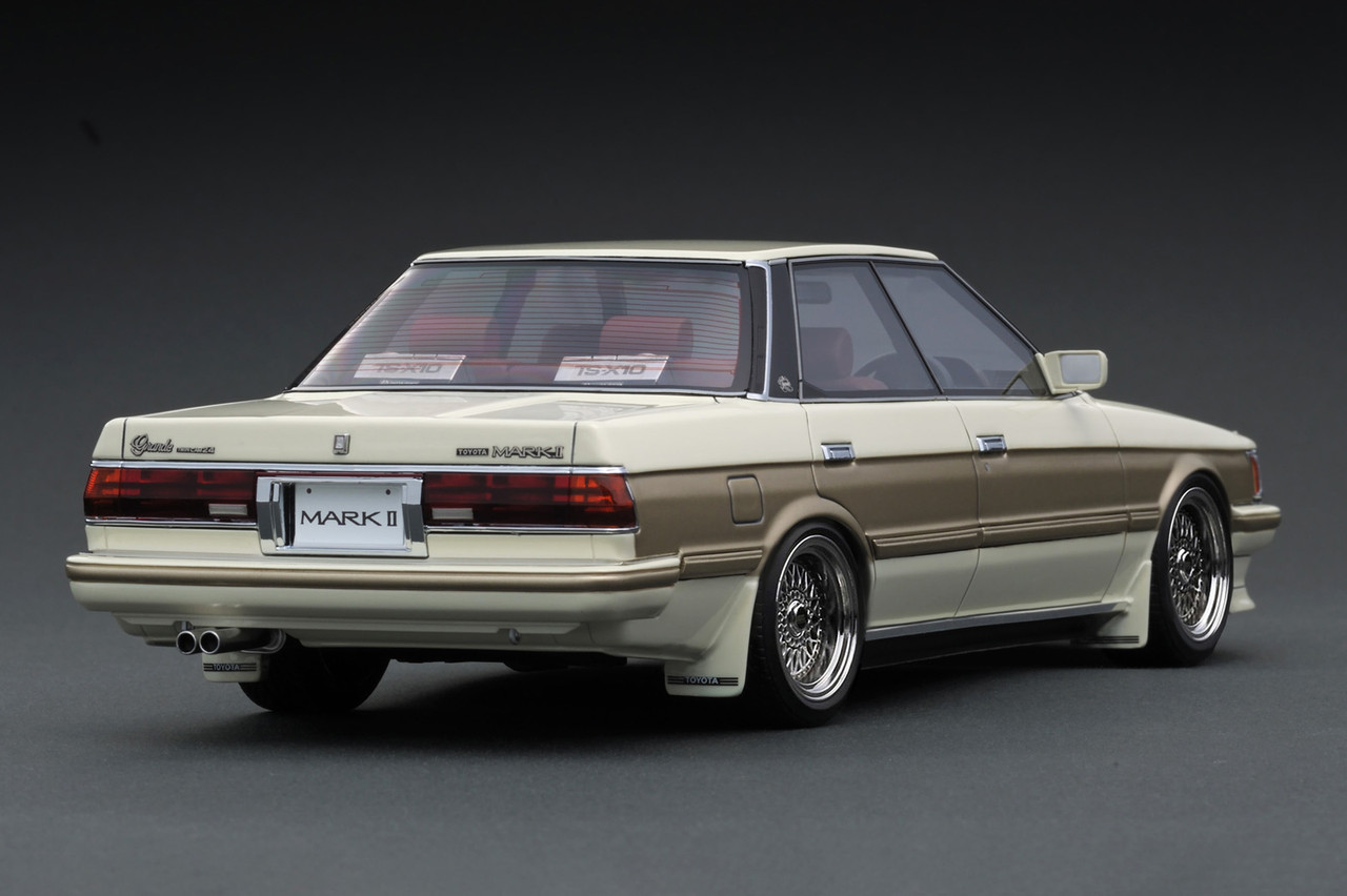 ignition model GX71 マーク2ホワイト ／ゴールド　1/18 1/18 Ignition Model Toyota Mark II Grande (GX71) (Pearl White