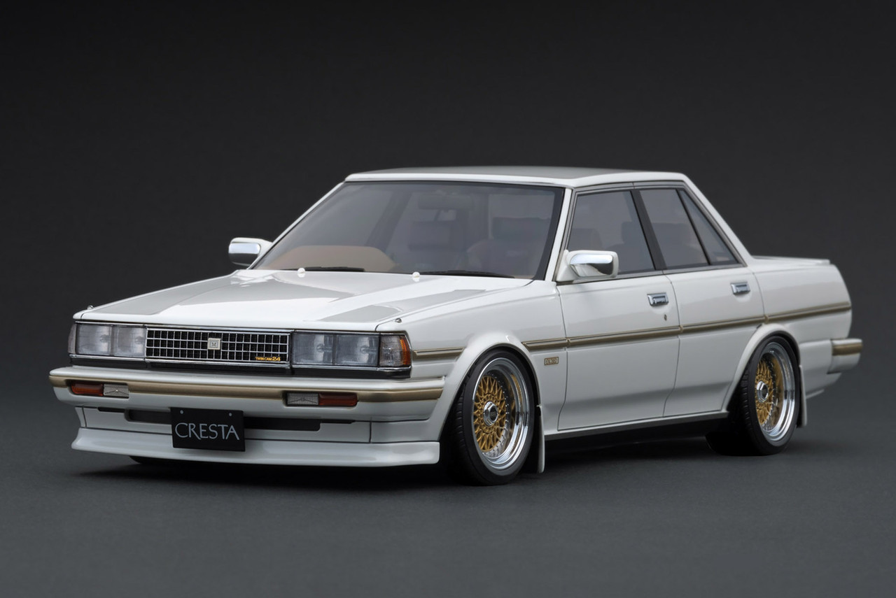 1/18 Ignition Model Toyota CRESTA Super Lucent TWINCAM24 EXCEED (GX71) (Pearl White) Car Model
