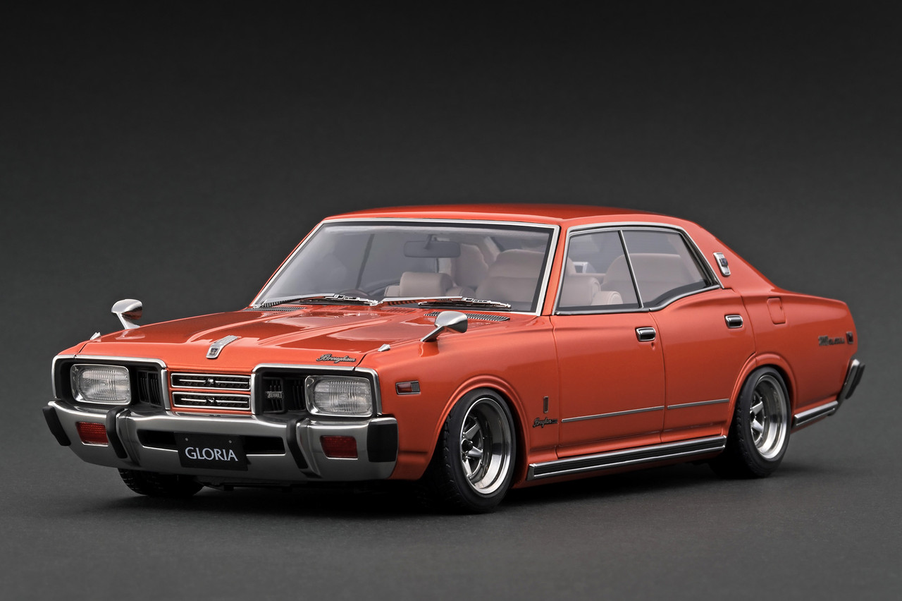 1/18 Nissan Gloria 330改Gold[イグニッションモデル] 1/18 Ignition Model Nissan Gloria Broughma (330) (Copper Orange