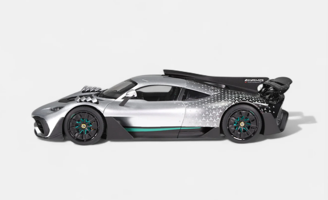 1/18 NZG Mercedes-Benz AMG ONE (Silver with Mercedes Stars