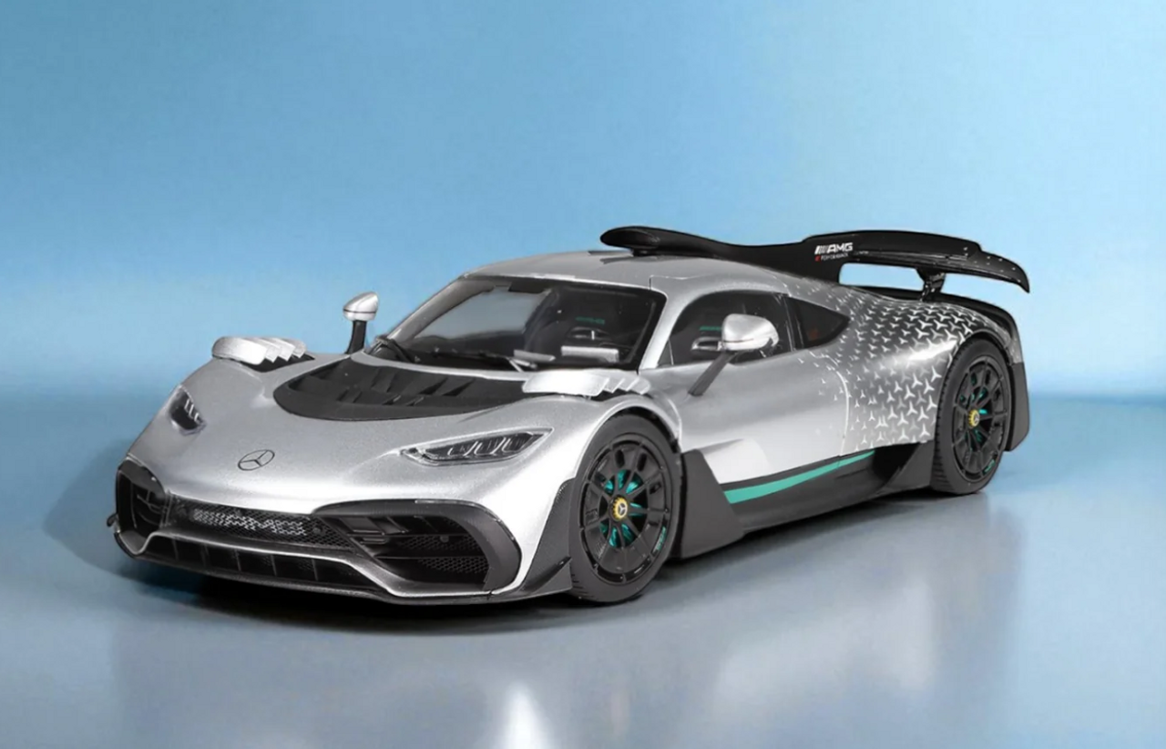 1/18 NZG Mercedes-Benz AMG ONE (Silver with Mercedes Stars
