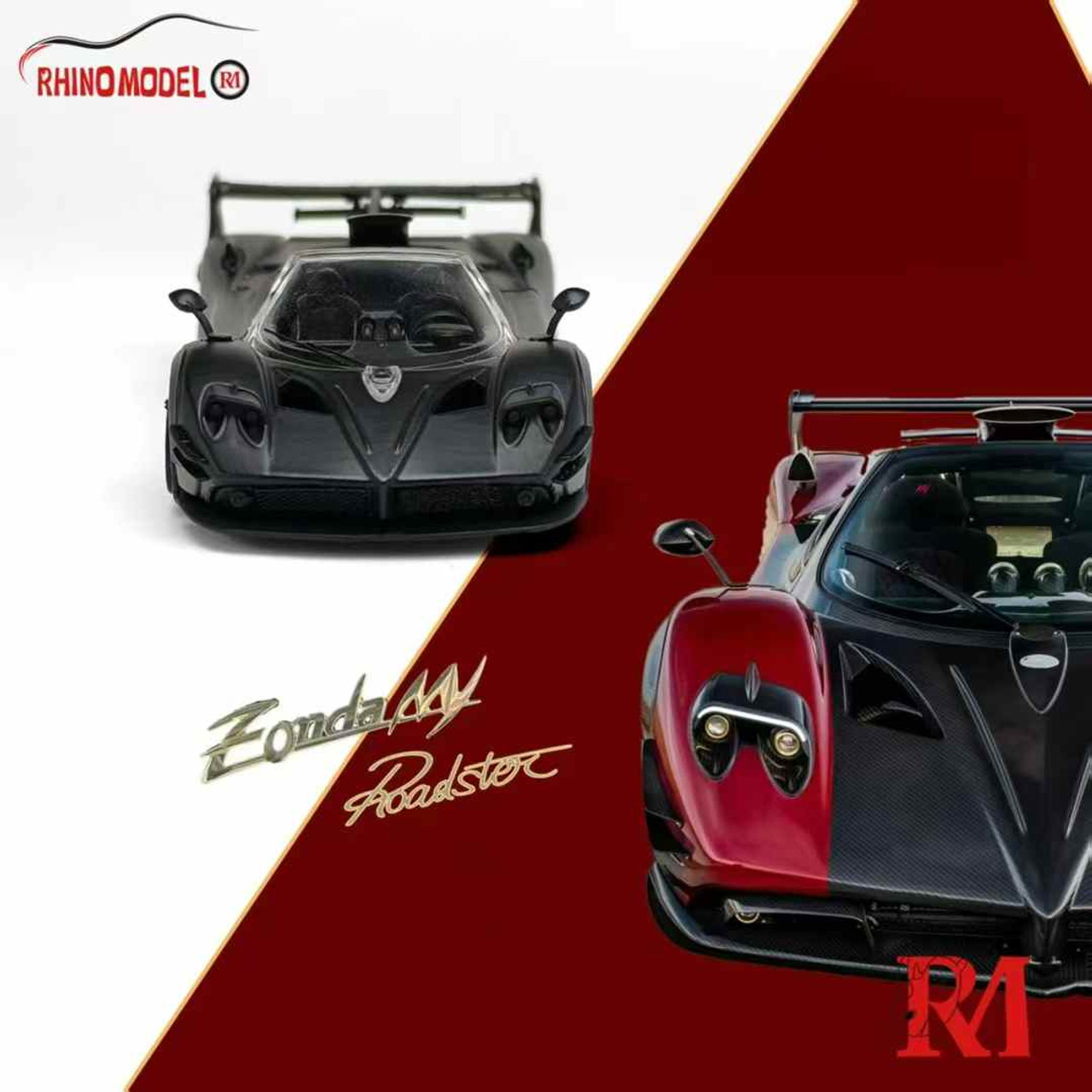 1/64 Rhino Model Pagani Zonda 760 MY Roadster (Ruby Red