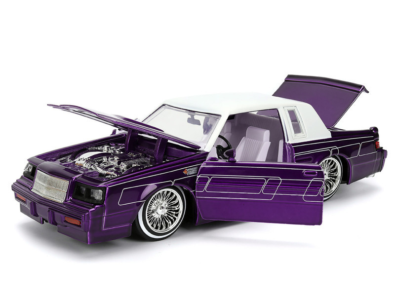 1987 Buick Grand National Candy Purple with Graphics and White Top