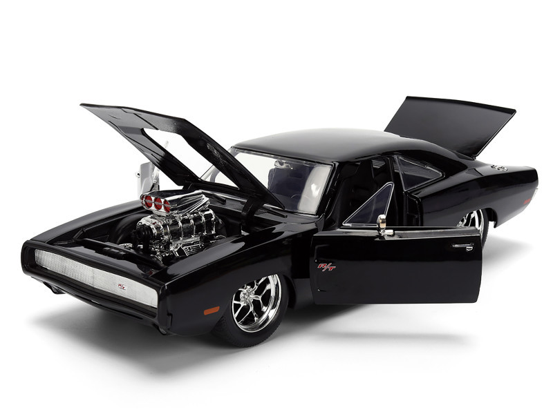 mu-88 1970 Dodge Charger R/T Black 