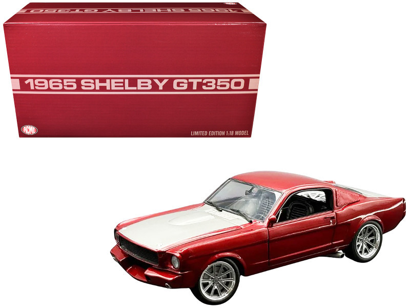 1/18 ACME 1965 Shelby GT350R Pro Touring (Red) Diecast Car Model