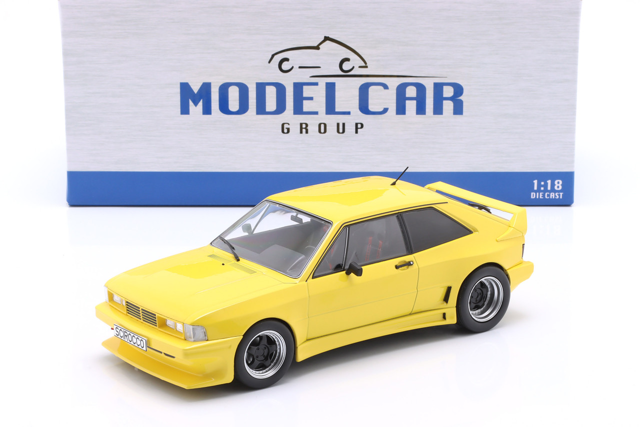 1/18 ModelCarGroup 1980 Volkswagen VW Scirocco Rieger GTO (Yellow