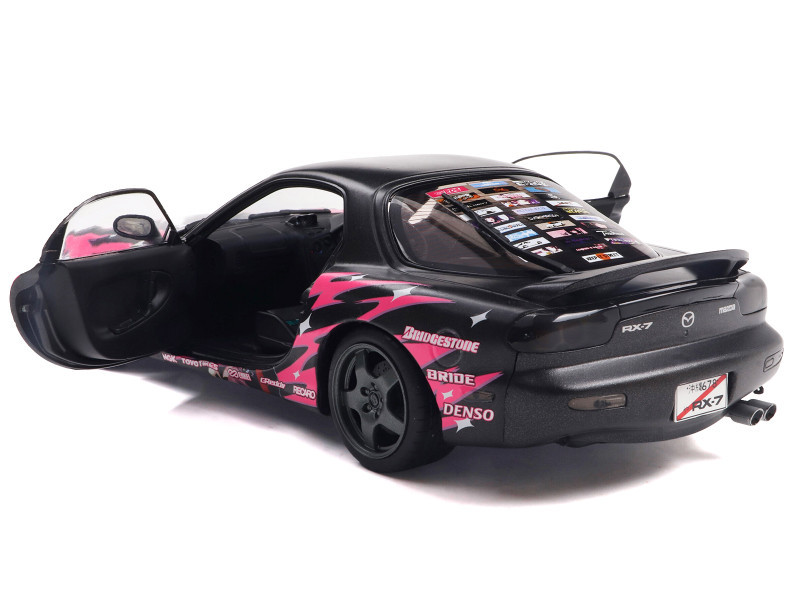 1/18 Solido 1999 Mazda RX-7 FD3RS Solido Works Itasha Club Pink Diecast Car Model