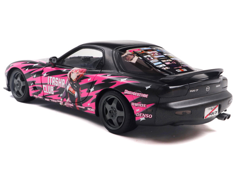 1/18 Solido 1999 Mazda RX-7 FD3RS Solido Works Itasha Club Pink