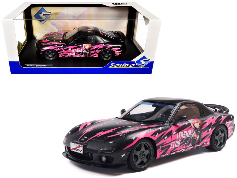 1/18 Solido 1999 Mazda RX-7 FD3RS Solido Works Itasha Club Pink