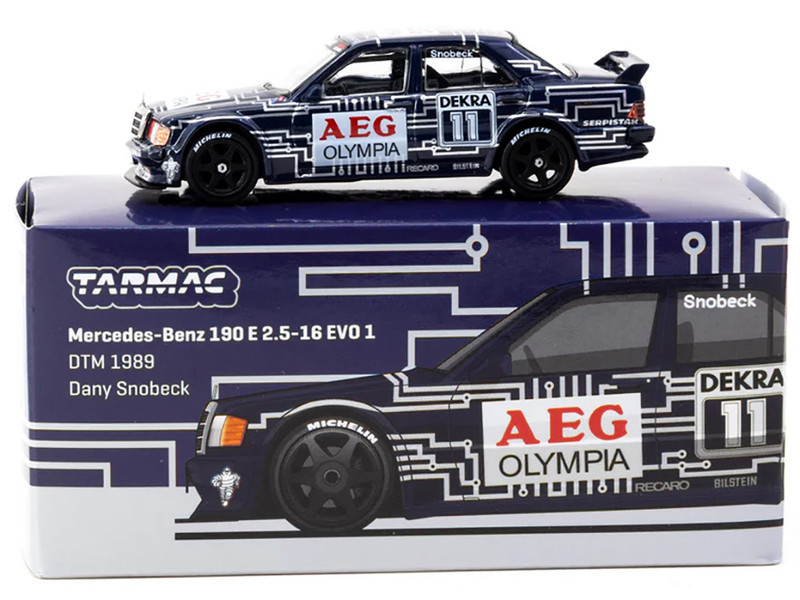 1/64 Tarmac Works 1989 Mercedes-Benz 190 E 2.5-16 EVO 1 DTM 1989