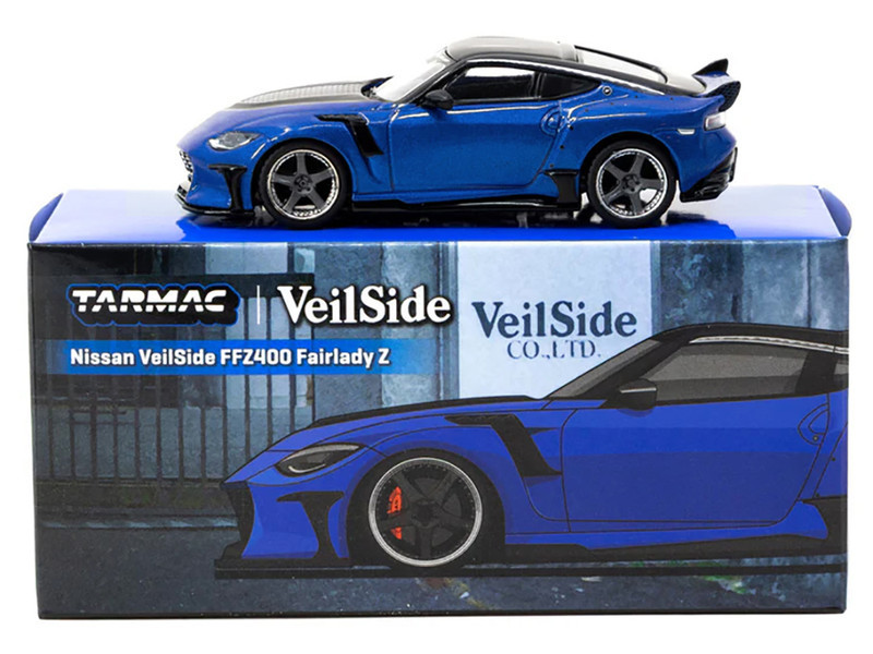 1/64 Tarmac Works Nissan VeilSide FFZ400 Fairlady Z (Blue) Diecast