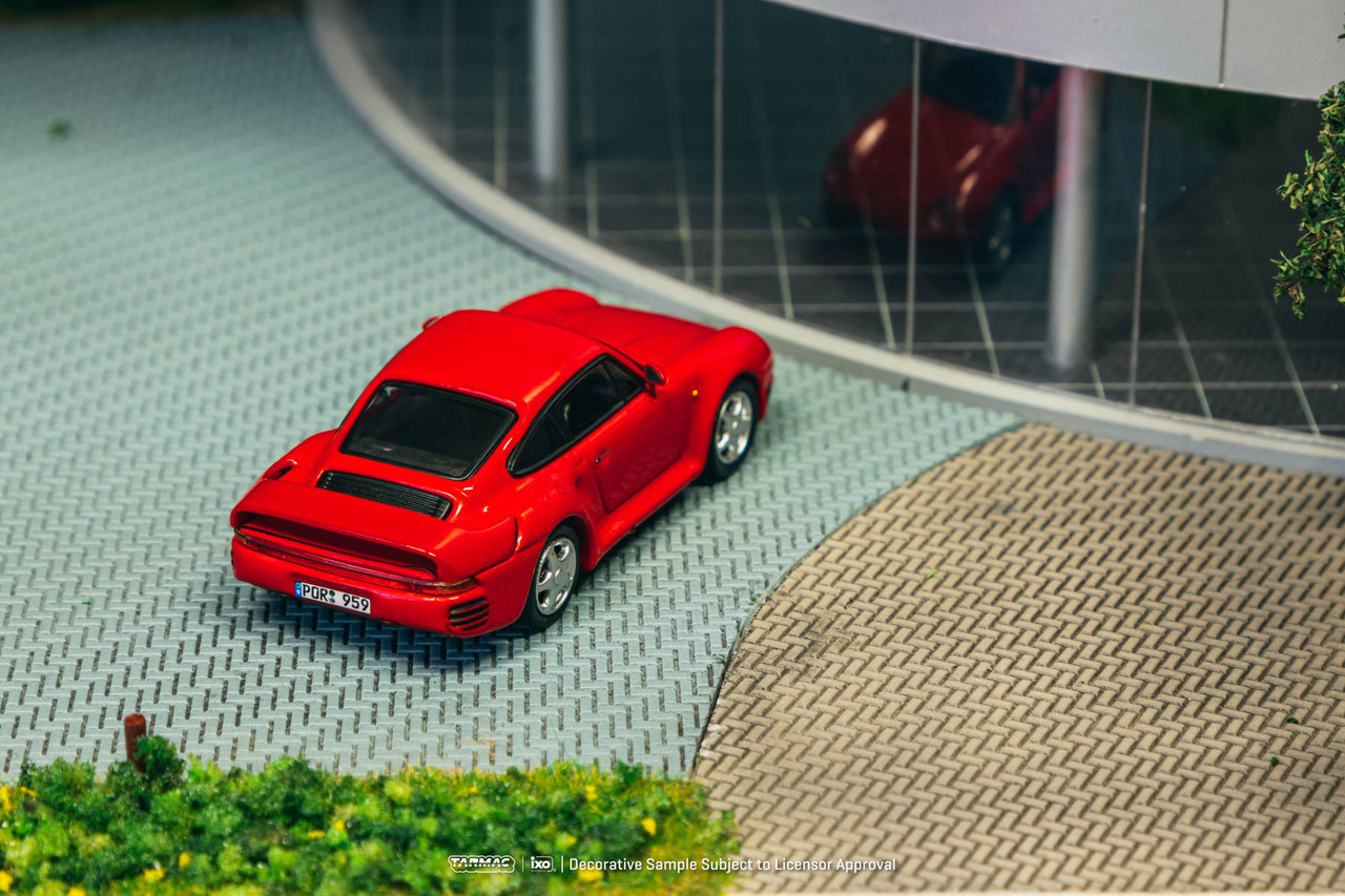 1/64 Tarmac Works Porsche 959 (Red) Diecast Car Model